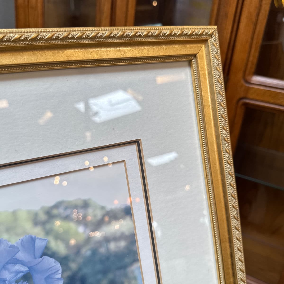 Custom Framed Blue Iris Photograph - Thumbnail 7