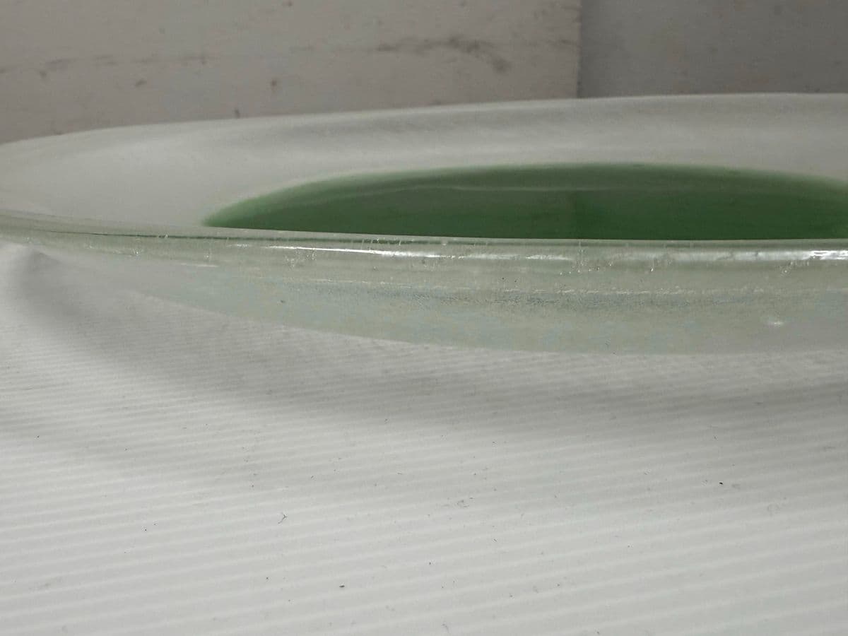 Mid 20th Century Style Ice Effect Glass Plate - Thumbnail 12