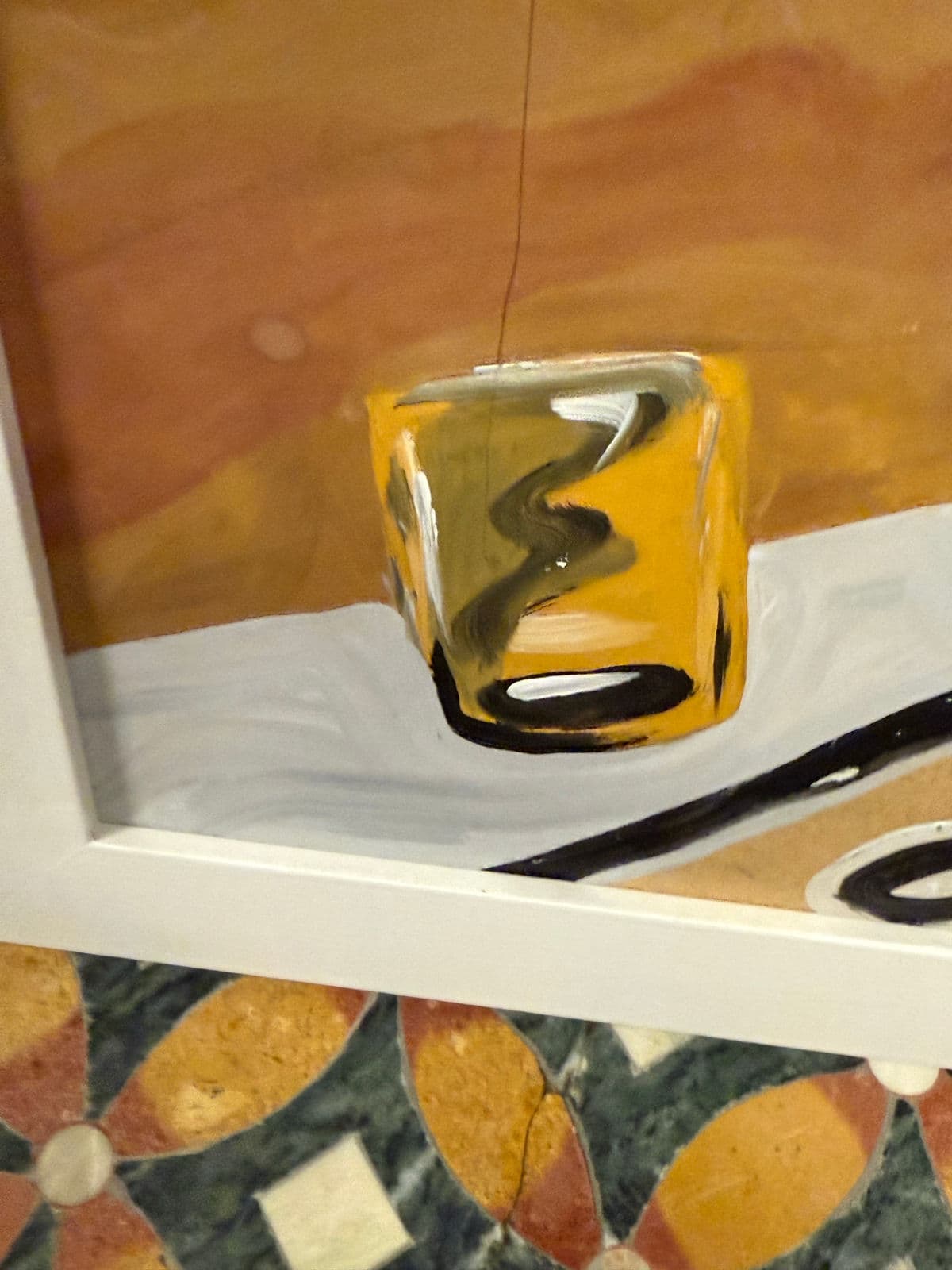 Original Acrylic Painting Hand Playing Guitar - Thumbnail 7