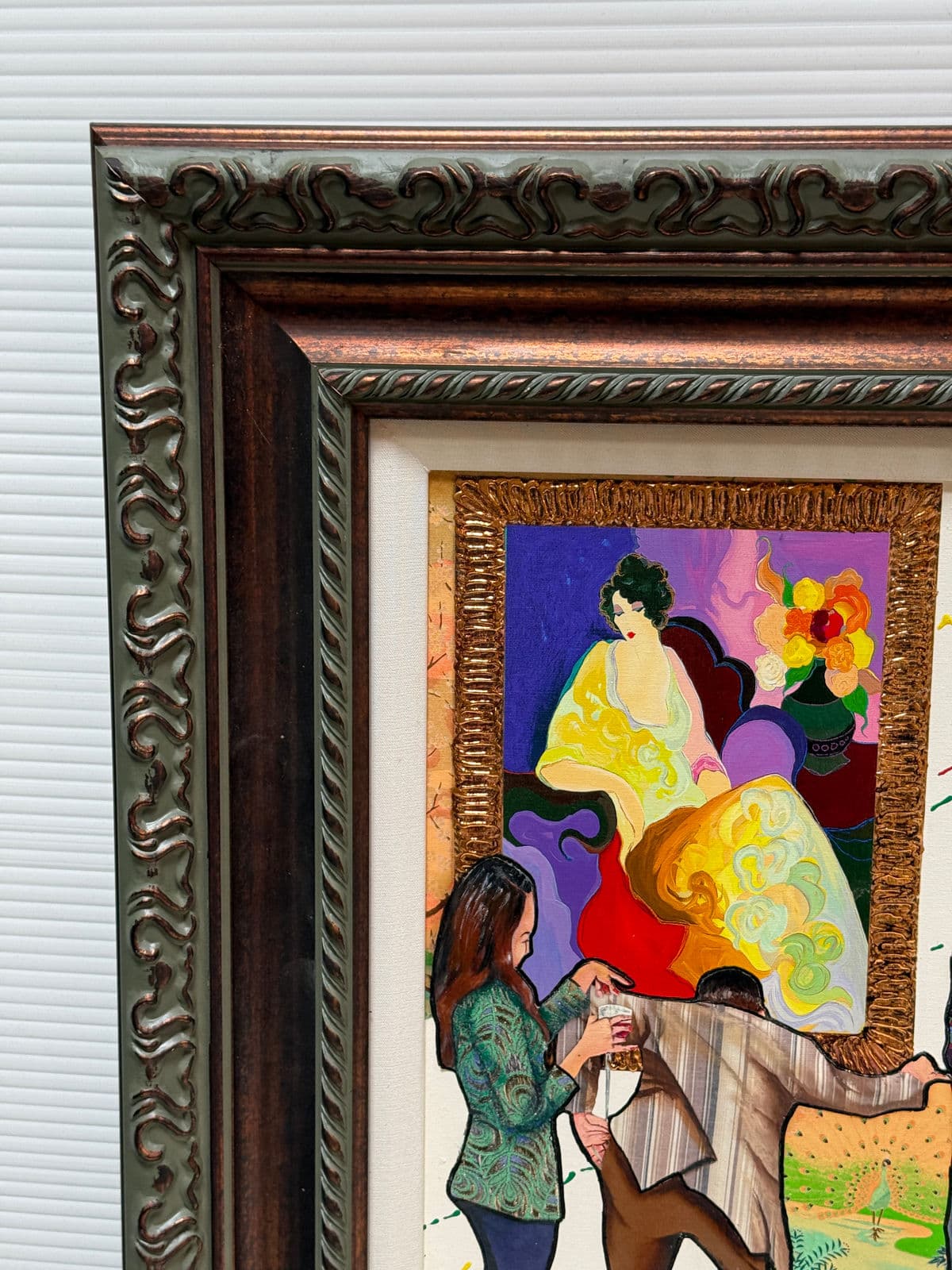 Circa 2015 Marcus Glenn "Stepping Out at the Gallery With Tarkay" Giclee - Thumbnail 9