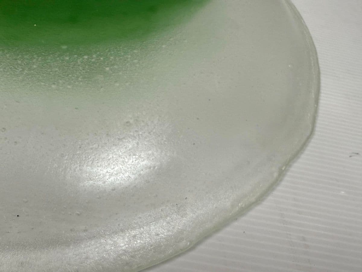 Mid 20th Century Style Ice Effect Glass Plate - Thumbnail 7