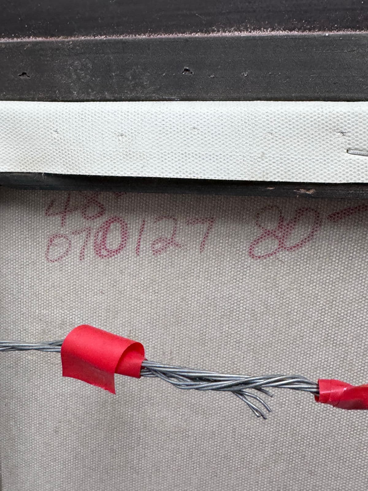 Vintage Giltwood Sunny Day on Open Road Canvas Oil on Painting, Signed - Thumbnail 12