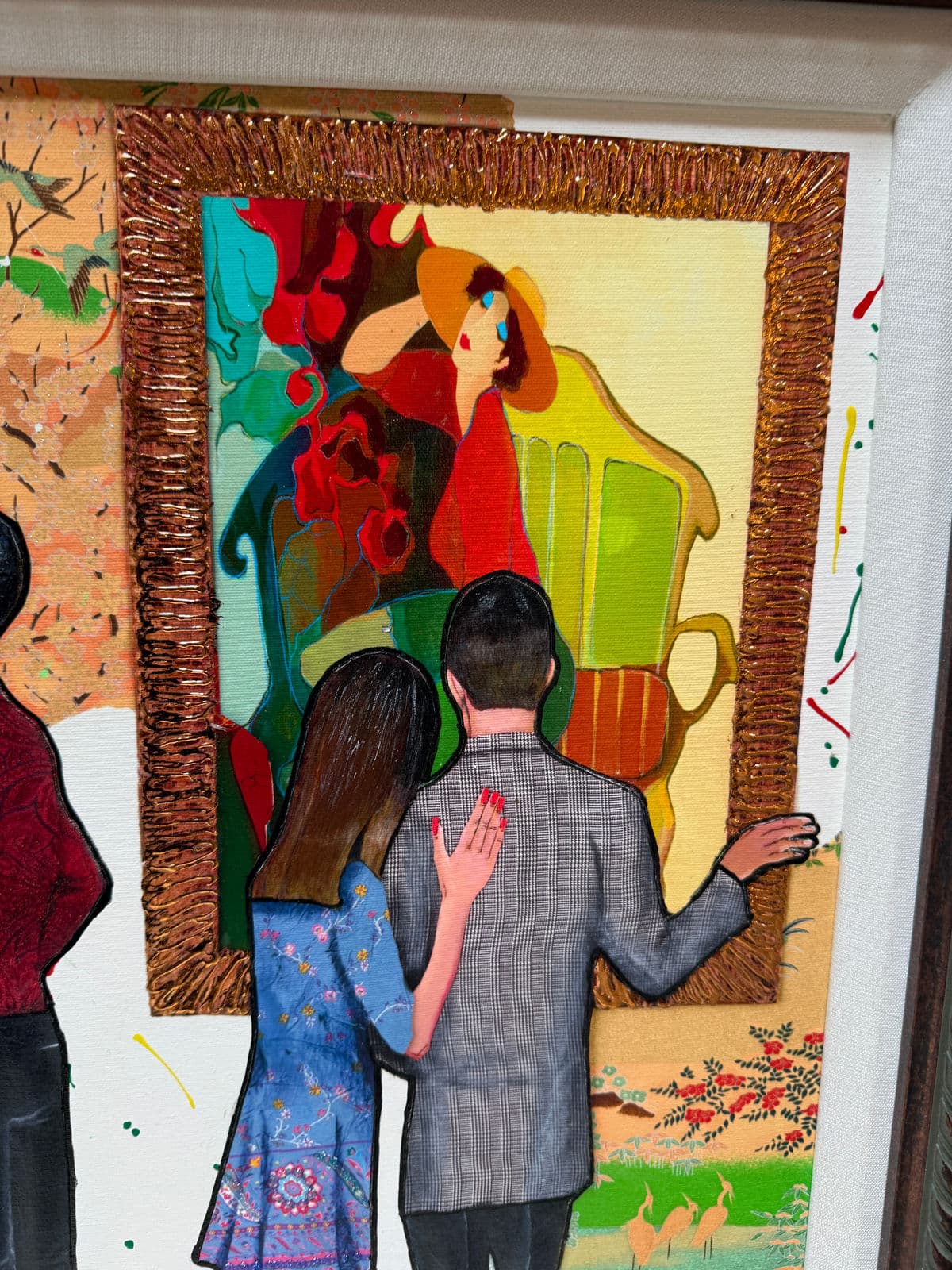 Circa 2015 Marcus Glenn "Stepping Out at the Gallery With Tarkay" Giclee - Thumbnail 11