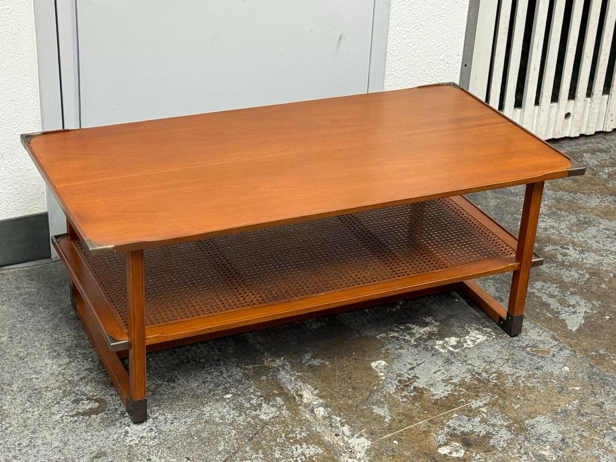 MeCox Gardens Caned Shelf Coffee Table - Thumbnail 8