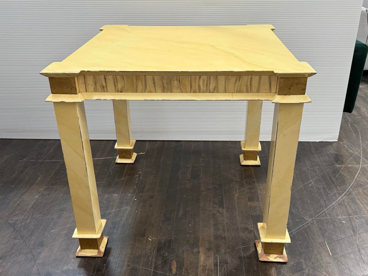 Mid 20th Century Palm Beach Style Table + Four Chairs, Set - Thumbnail 4