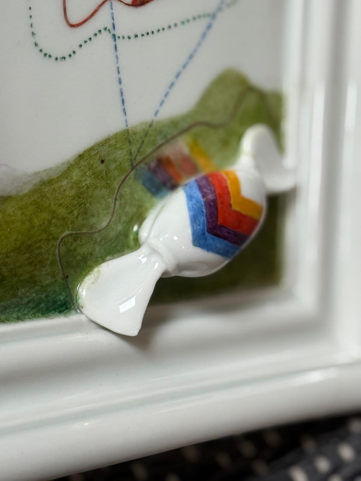 Circa 1985 Jindra Vikova "Thanksgiving Day" Porcelain Sculpture - Thumbnail 4