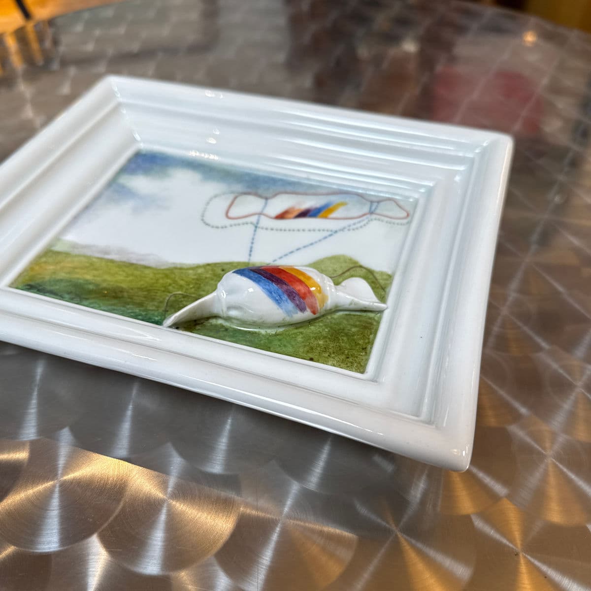 Circa 1985 Jindra Vikova "Thanksgiving Day" Porcelain Sculpture - Thumbnail 11