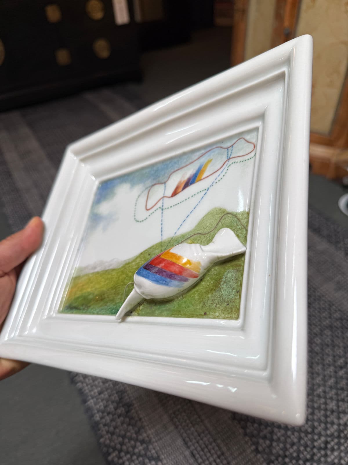 Circa 1985 Jindra Vikova "Thanksgiving Day" Porcelain Sculpture - Thumbnail 9