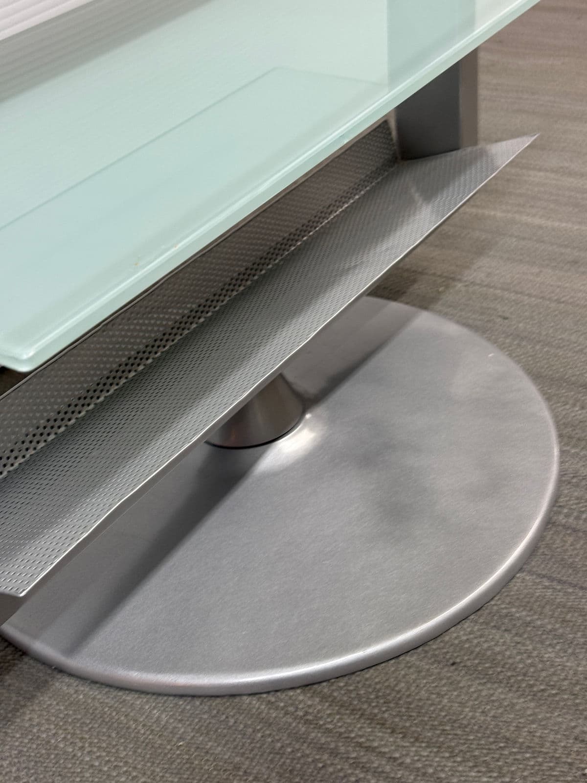 Amalfi Glass + Steel Swivel Media Stand - Thumbnail 8