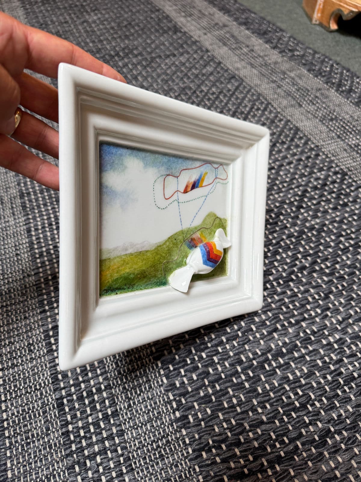 Circa 1985 Jindra Vikova "Thanksgiving Day" Porcelain Sculpture - Thumbnail 5