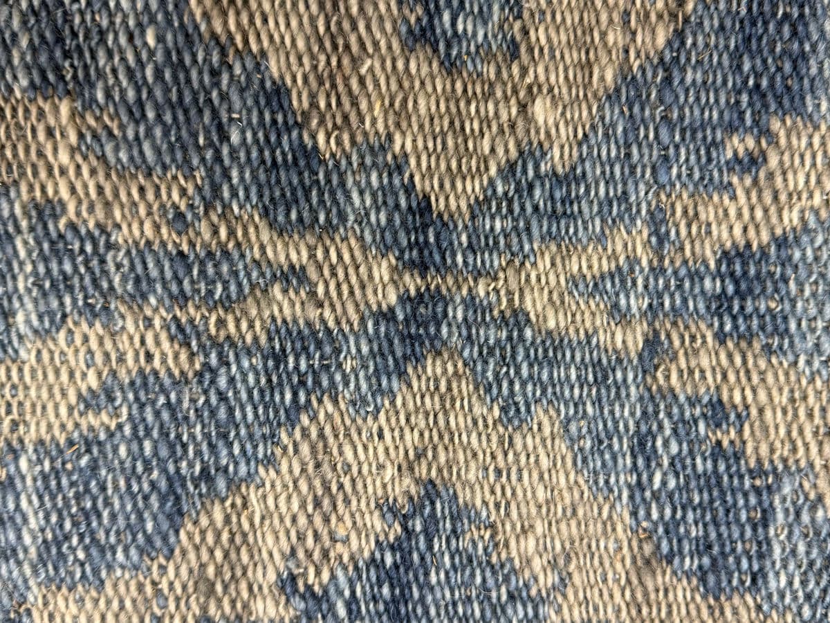 4ft4in X 8ft 11in Hand Woven Indian Tribal Flat Woven Runner - Thumbnail 3