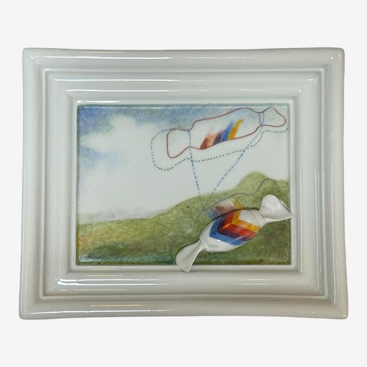 Circa 1985 Jindra Vikova "Thanksgiving Day" Porcelain Sculpture - Image 1