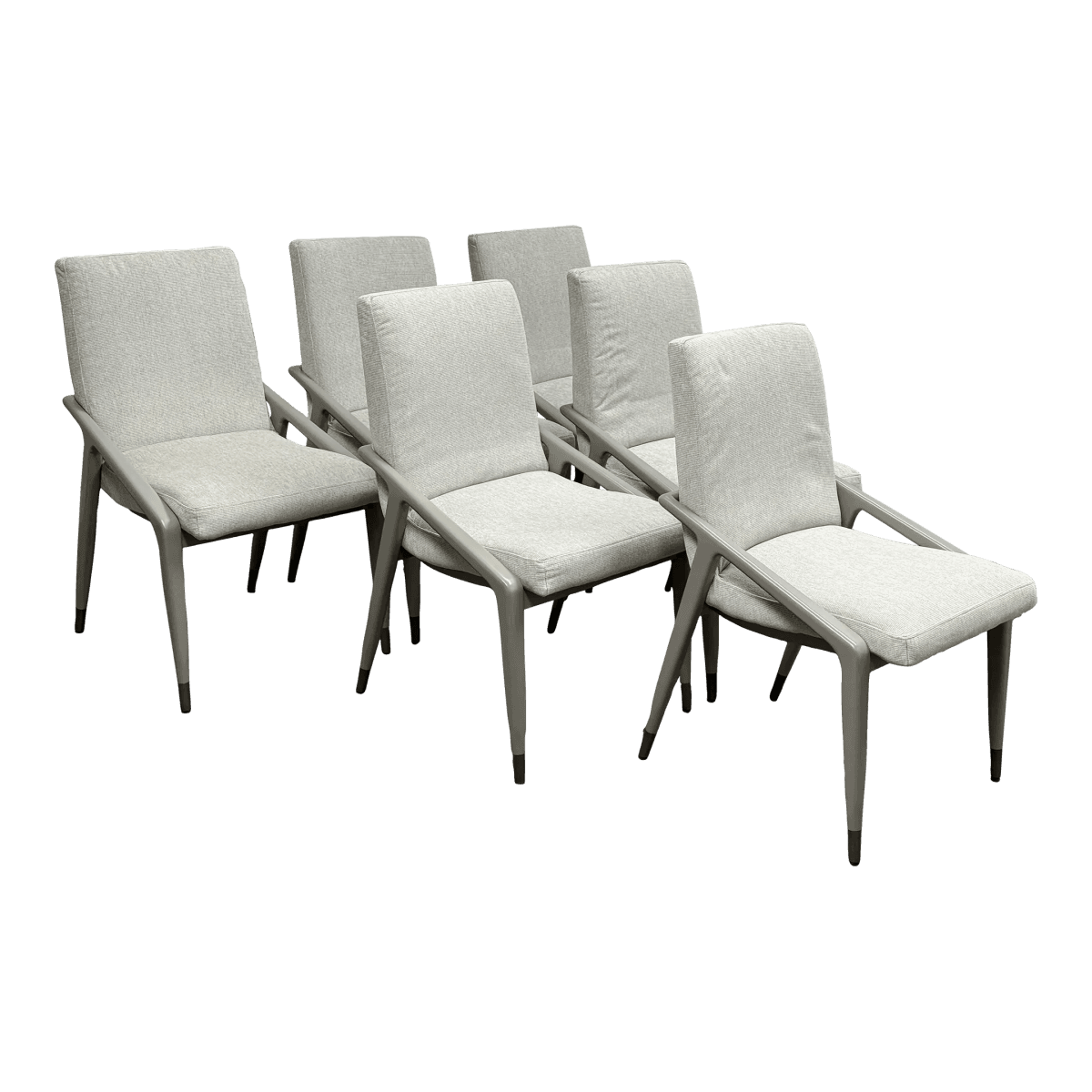 Caracole Modern Expressions Dining Side Chairs, Set of Six - Thumbnail 2