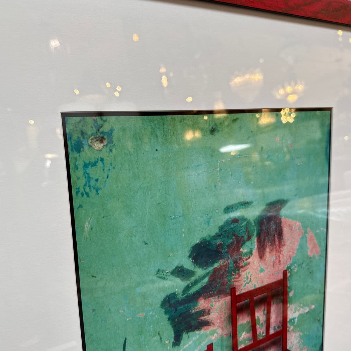 Jeffrey Becon "Two Red Chairs" Photograph, Signed + Numbered 10/25 - Thumbnail 10