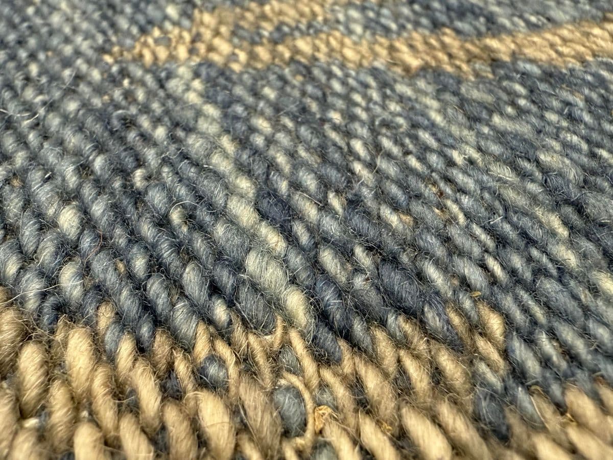 4ft4in X 8ft 11in Hand Woven Indian Tribal Flat Woven Runner - Thumbnail 6