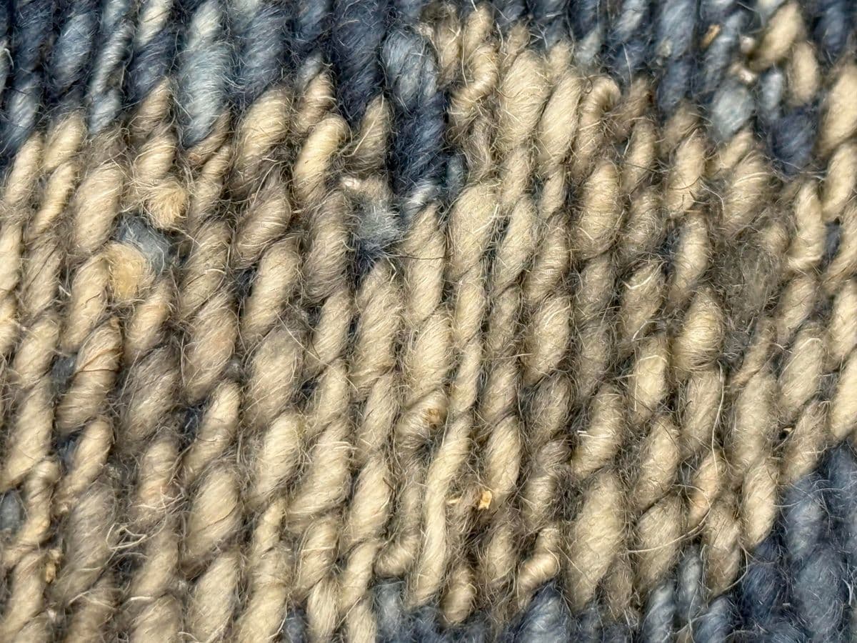 4ft4in X 8ft 11in Hand Woven Indian Tribal Flat Woven Runner - Thumbnail 4