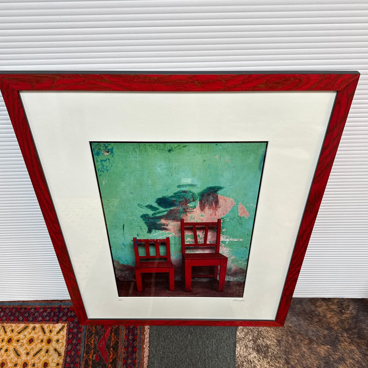 Jeffrey Becon "Two Red Chairs" Photograph, Signed + Numbered 10/25 - Thumbnail 8
