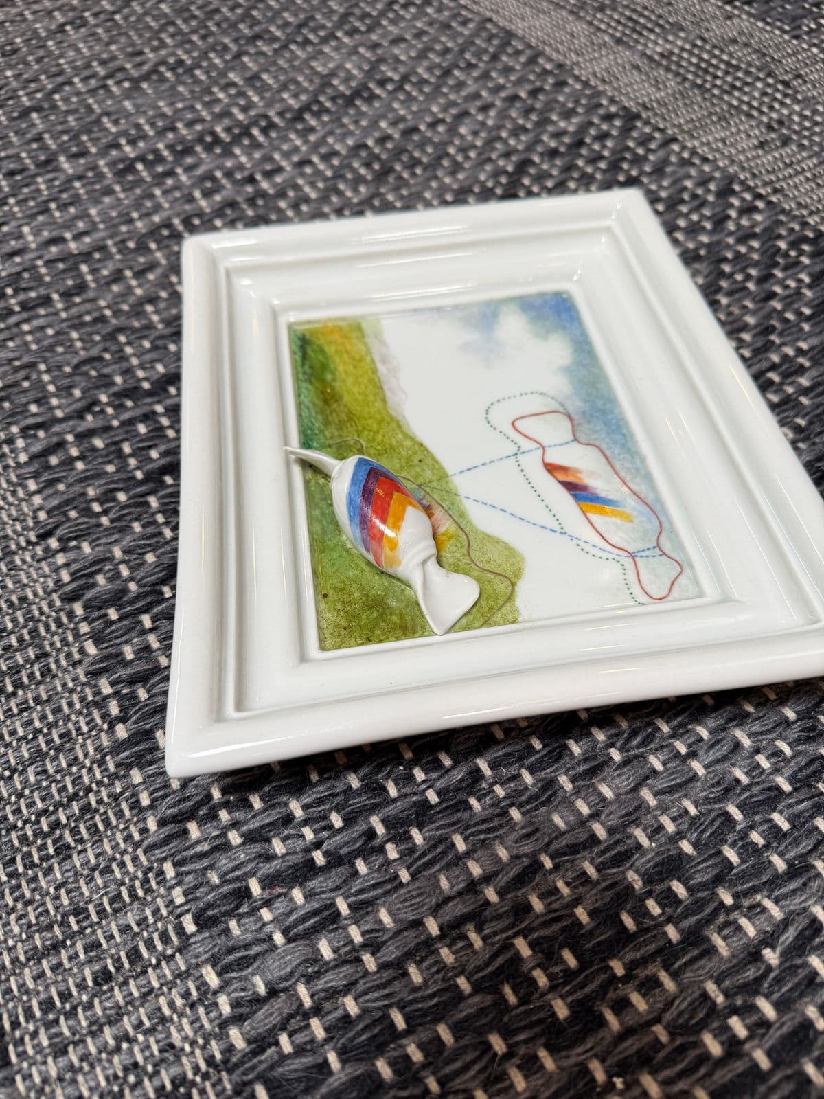 Circa 1985 Jindra Vikova "Thanksgiving Day" Porcelain Sculpture - Thumbnail 6