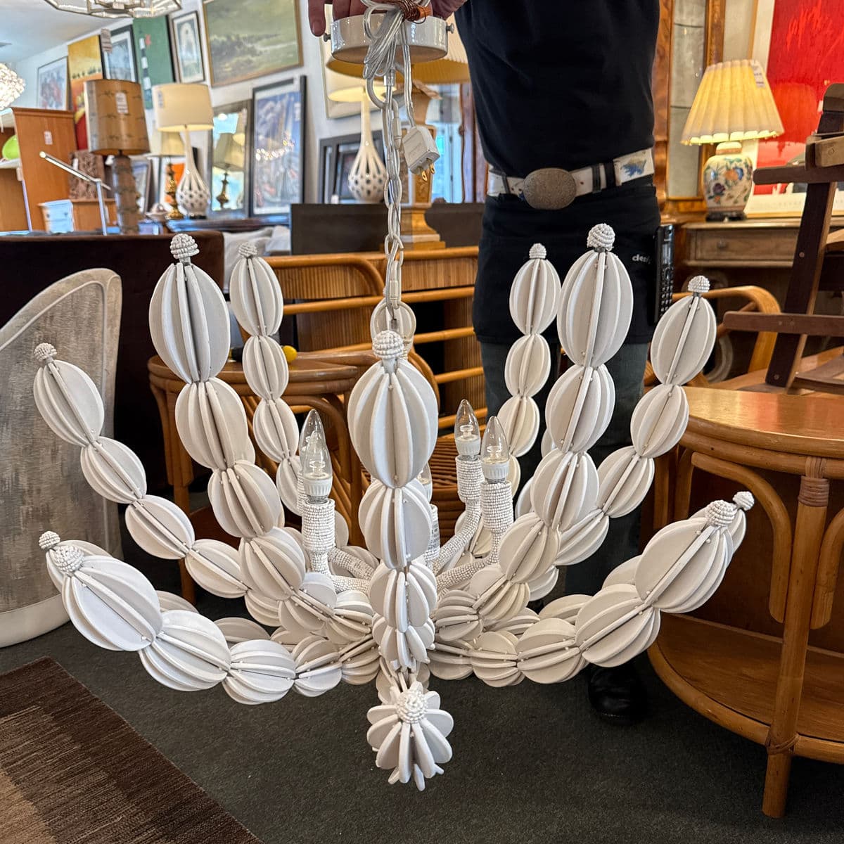 Arteriors Home Indi Chandelier, Small - Thumbnail 5