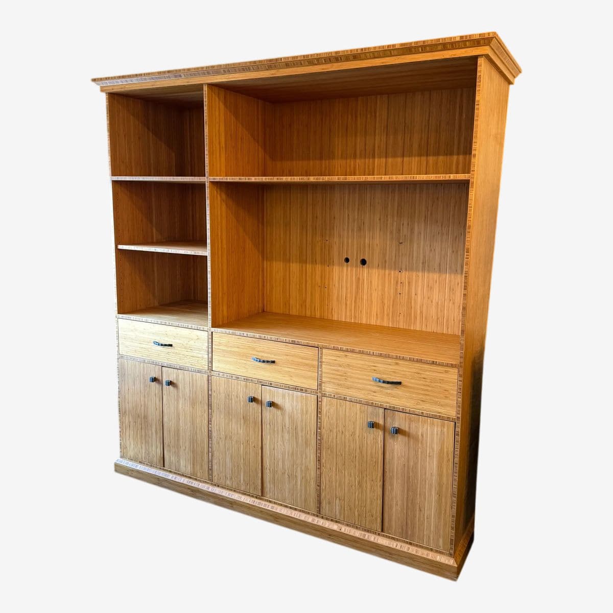 Custom Design Bamboo Kitchens Media Display Cabinet - Image 1