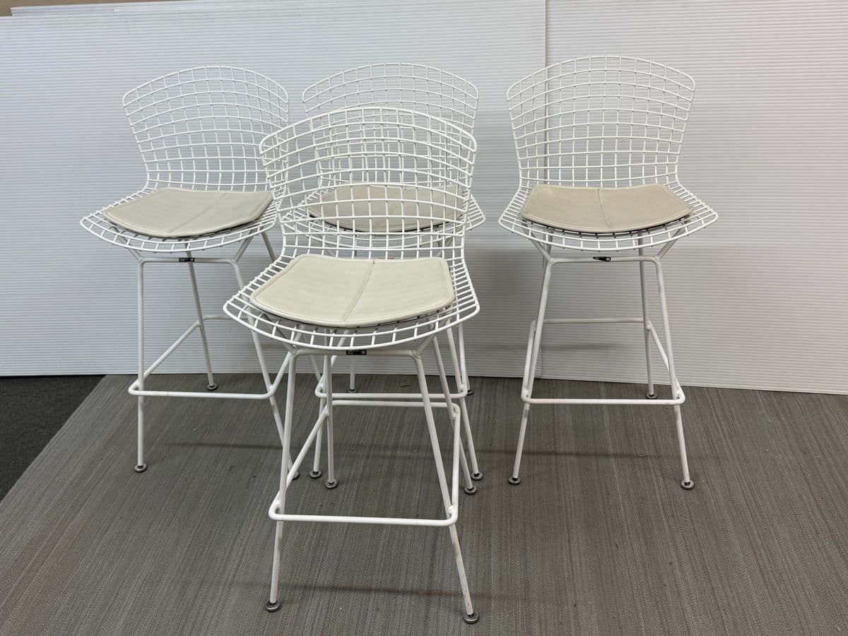 Harry Bertoia for Knoll Bar Stools, Set of Four - Thumbnail 5