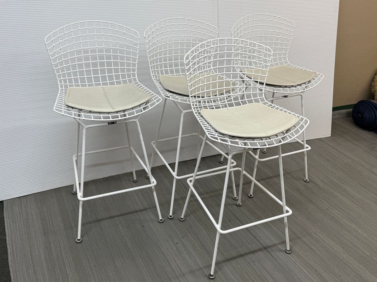 Harry Bertoia for Knoll Bar Stools, Set of Four - Thumbnail 3