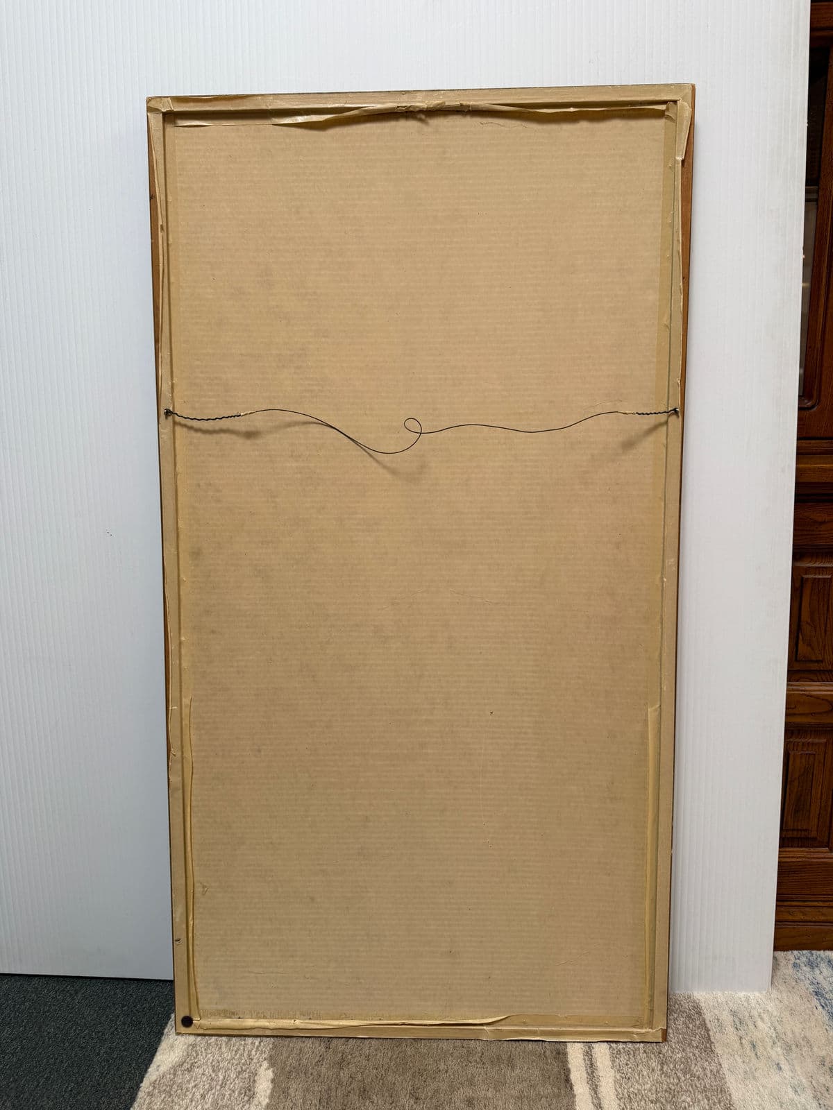 Antique Chinese Ancestor Painting, Framed - Thumbnail 8