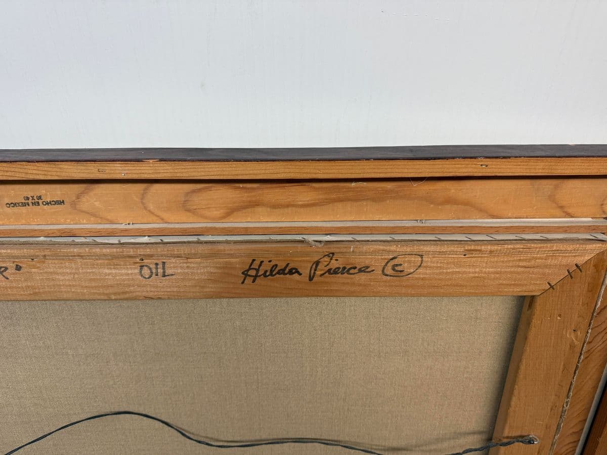 Hilda Pierce-Rubin "Girl With Red Hair" Oil Painting, Signed Artist Proof - Thumbnail 12