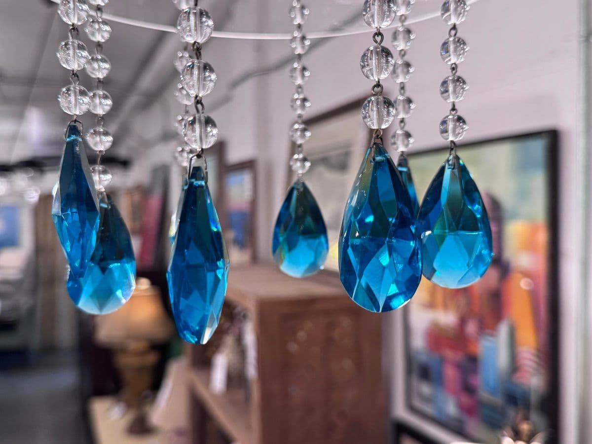 Dwm Maloos Custom Design Lucite & Crystal Pendant - Thumbnail 13