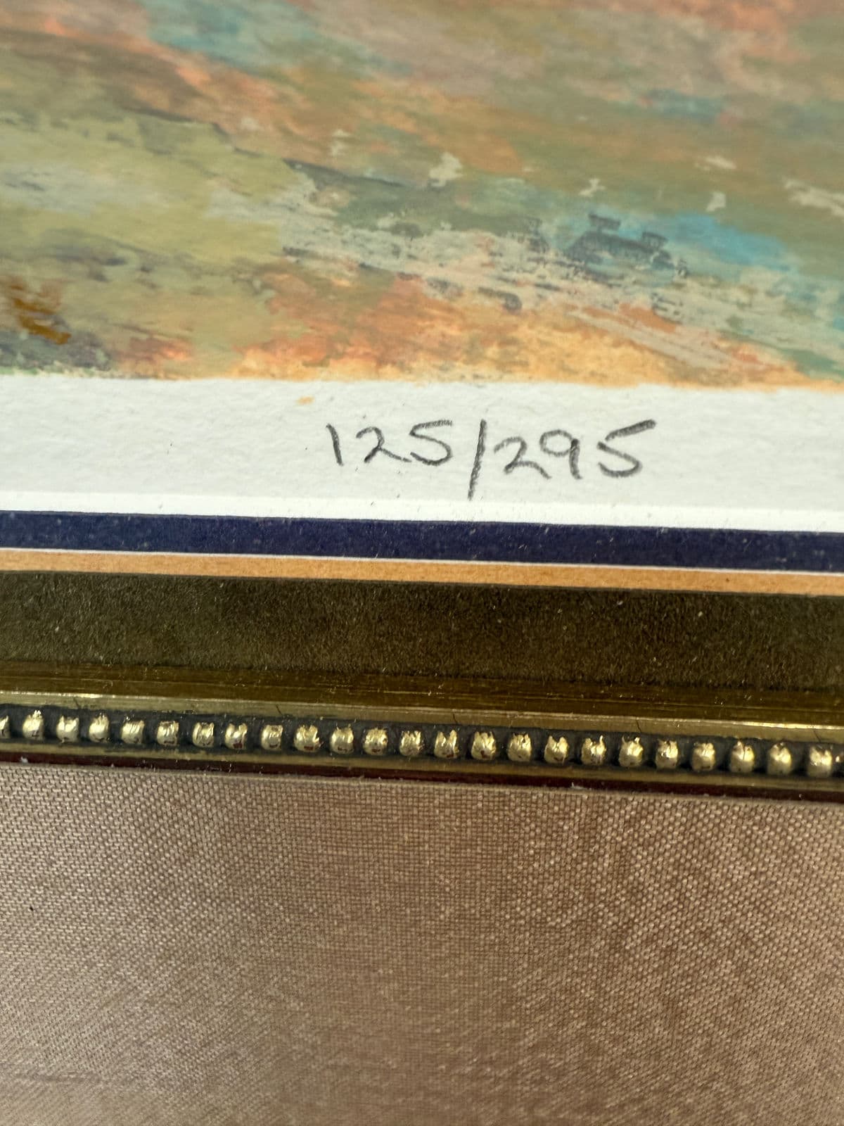 Henri Plisson "Rowing" Limited Edition 125 of 295 Lithograph, Signed + Framed - Thumbnail 5