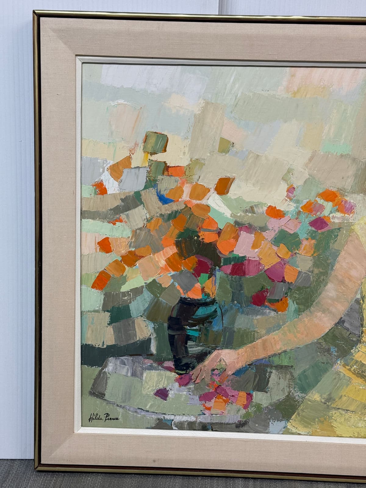 Hilda Pierce-Rubin "Girl With Red Hair" Oil Painting, Signed Artist Proof - Thumbnail 9