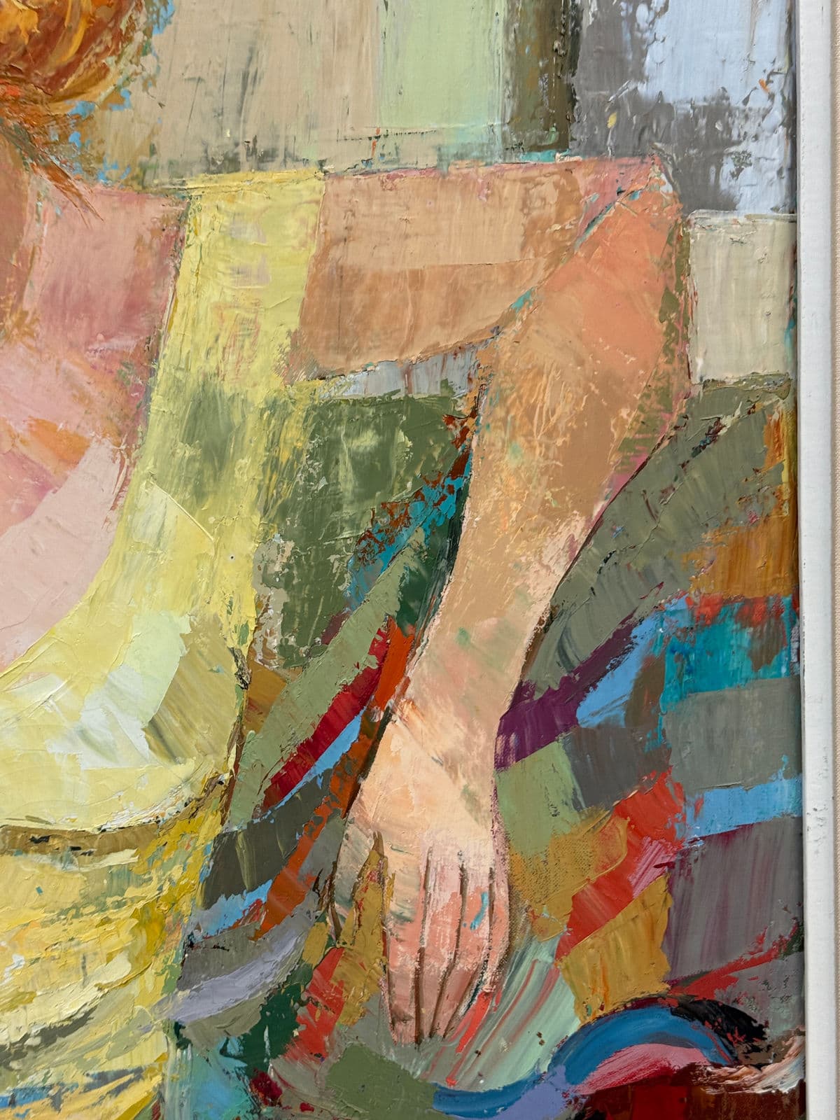 Hilda Pierce-Rubin "Girl With Red Hair" Oil Painting, Signed Artist Proof - Thumbnail 10