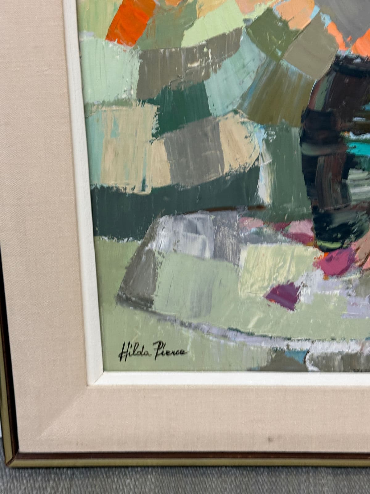 Hilda Pierce-Rubin "Girl With Red Hair" Oil Painting, Signed Artist Proof - Thumbnail 5