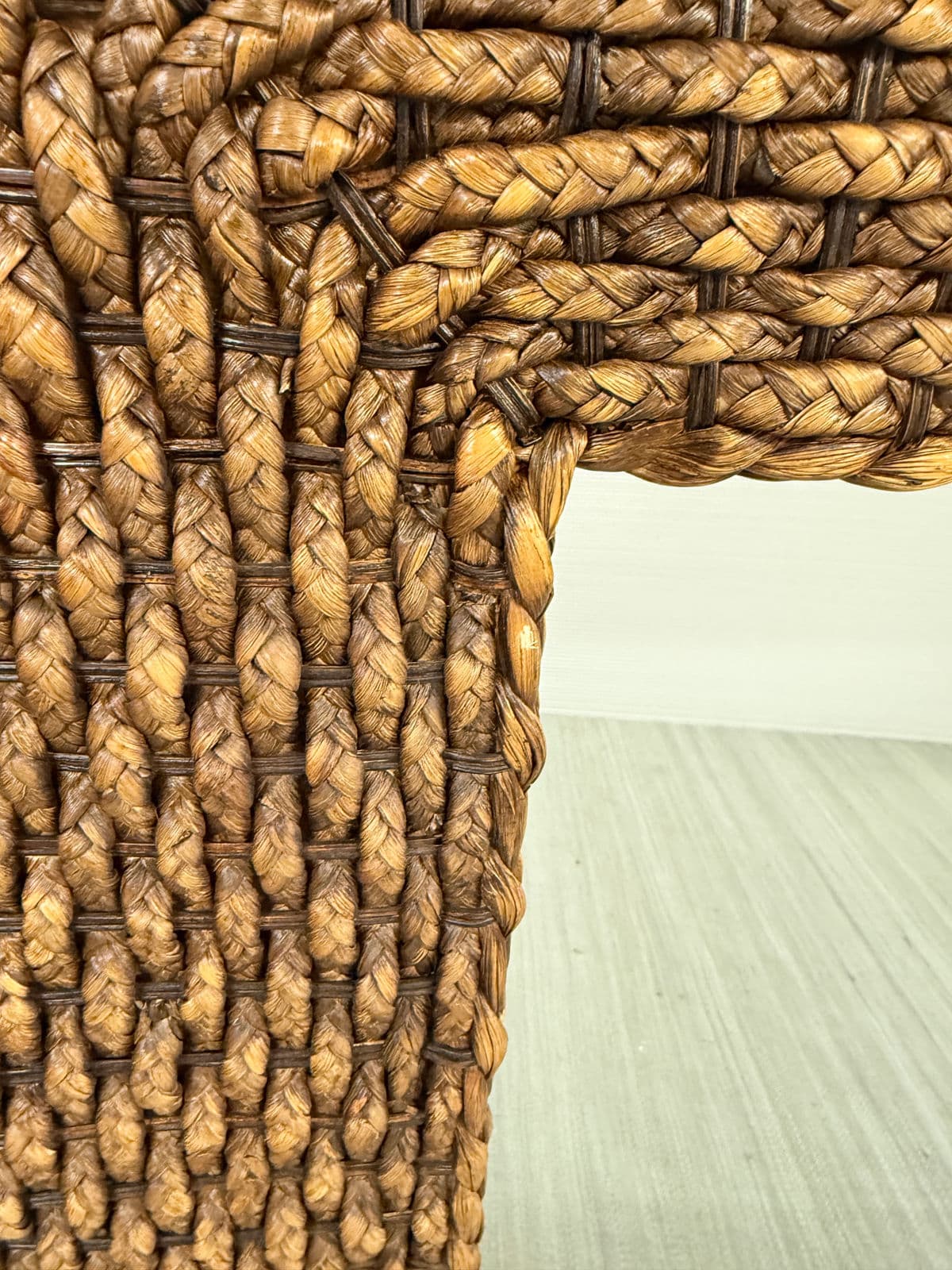 Coastal Woven Rattan Framed Wall Mirror - Thumbnail 6