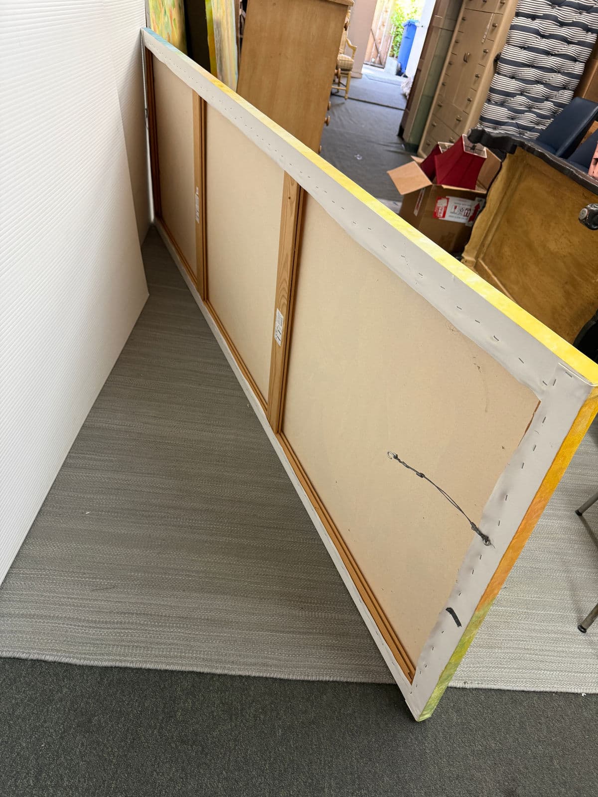 Circa 2010 Philip Dizick Large Figural Acrylic Painted Canvas - Thumbnail 13