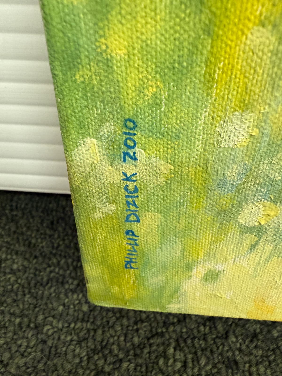 Circa 2010 Philip Dizick Large Figural Acrylic Painted Canvas - Thumbnail 4