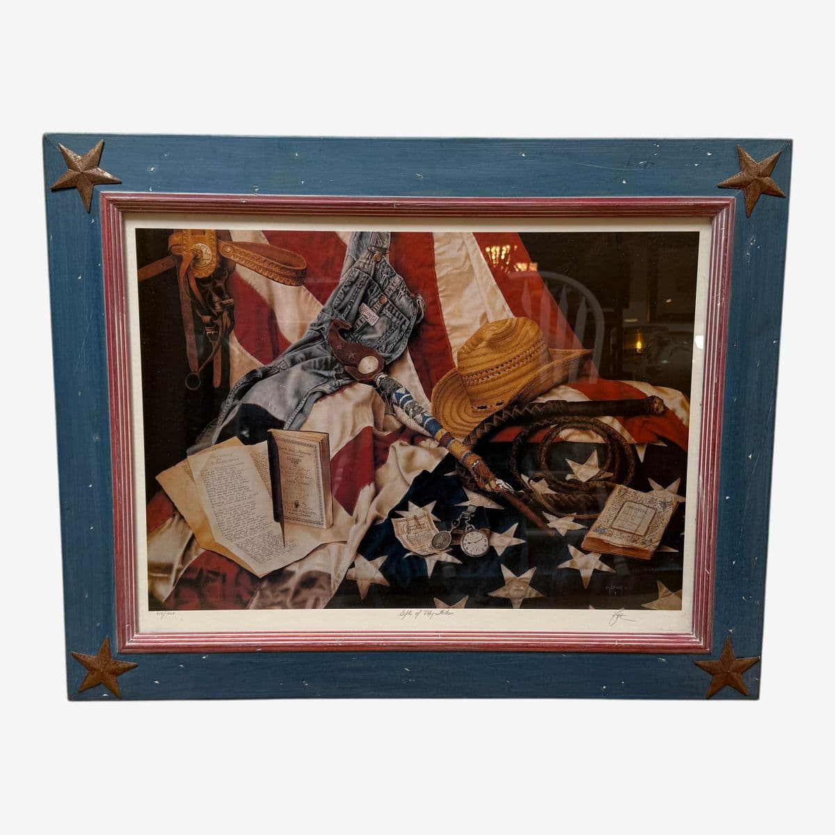 O. J. Smith "Gifts of My Father" Print, Framed - Image 1