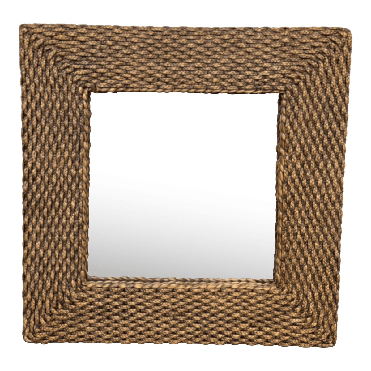 Coastal Woven Rattan Framed Wall Mirror - Thumbnail 2