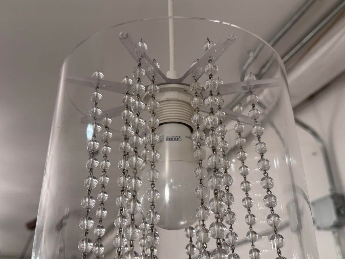 Dwm Maloos Custom Design Lucite & Crystal Pendant - Thumbnail 11