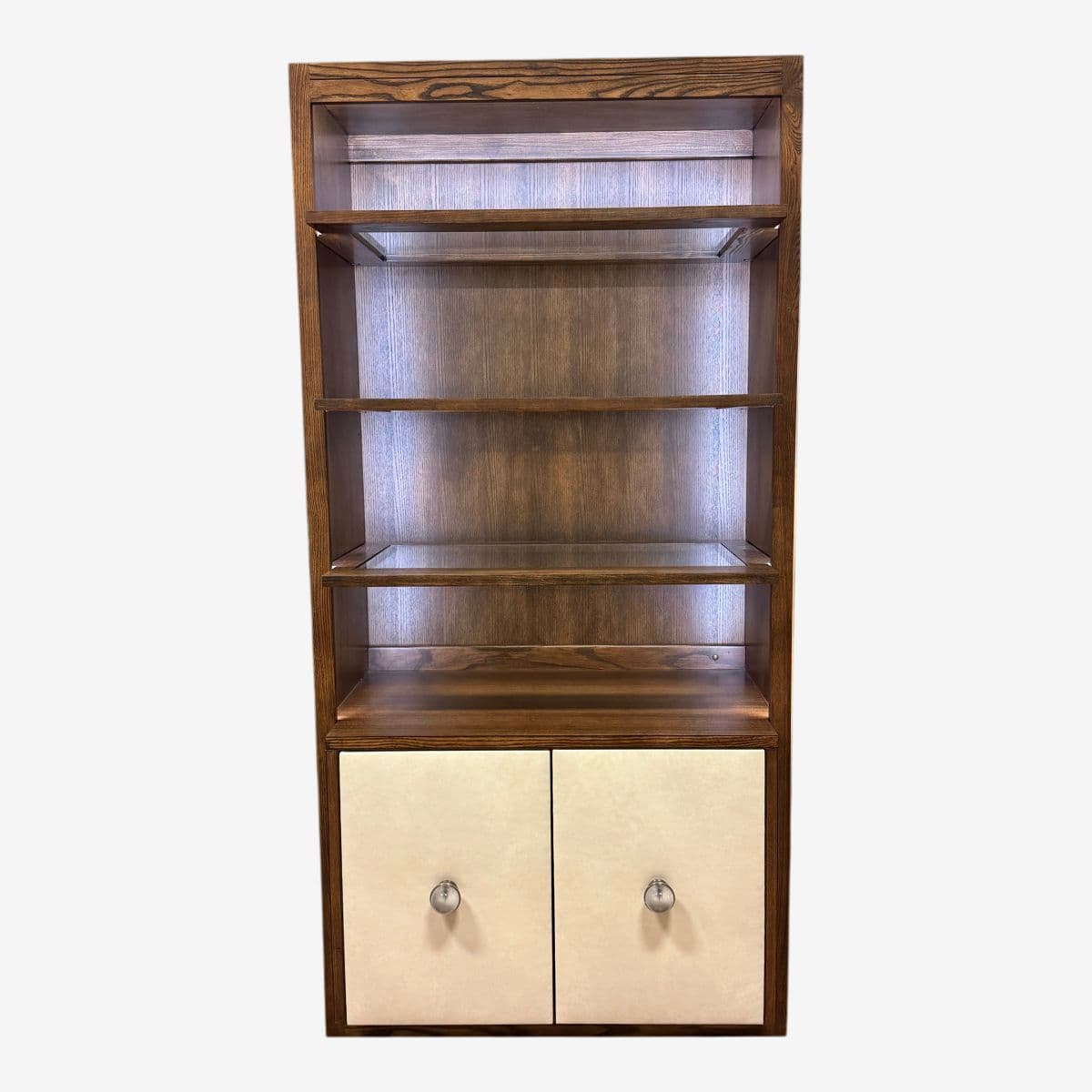 Hickory Chair Sharon Bookcase With Storage Cabinet - Image 1