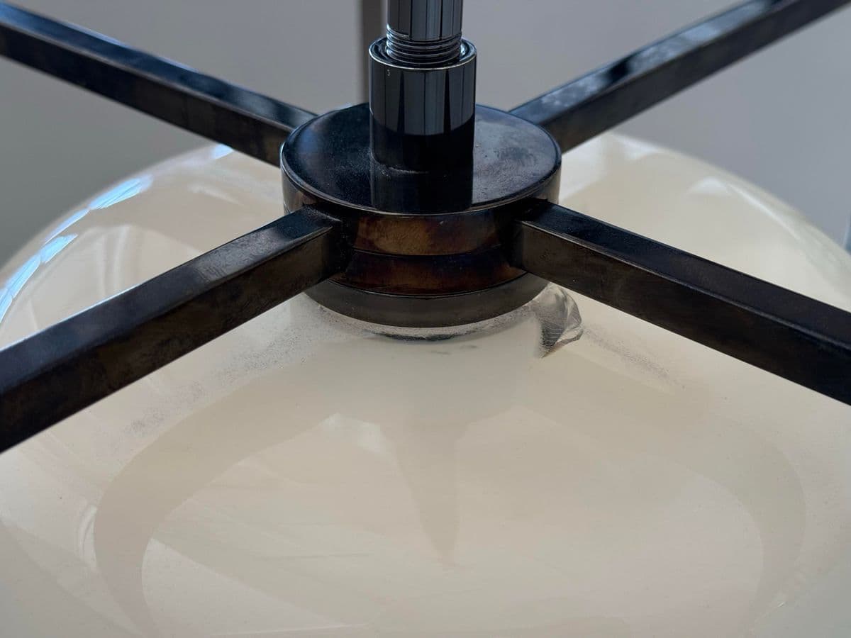 Debra Weninger Design Annecto Blackened Steel Chandelier - Thumbnail 7