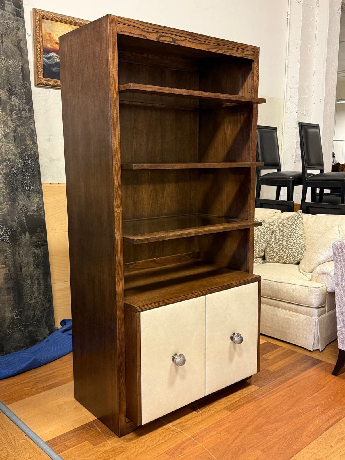 Hickory Chair Sharon Bookcase With Storage Cabinet - Thumbnail 5