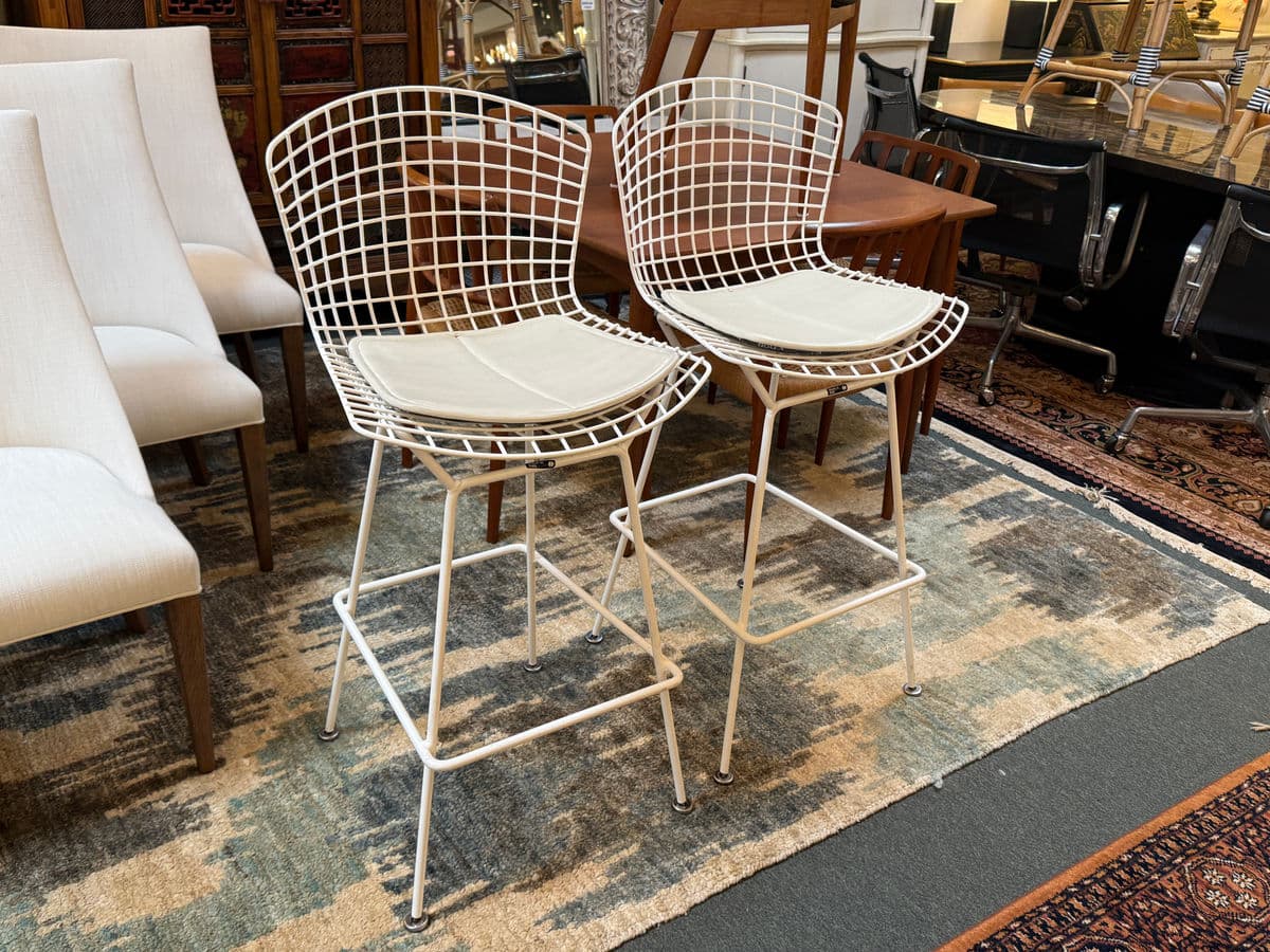 Harry Bertoia for Knoll Bar Stools, Set of Four - Thumbnail 8