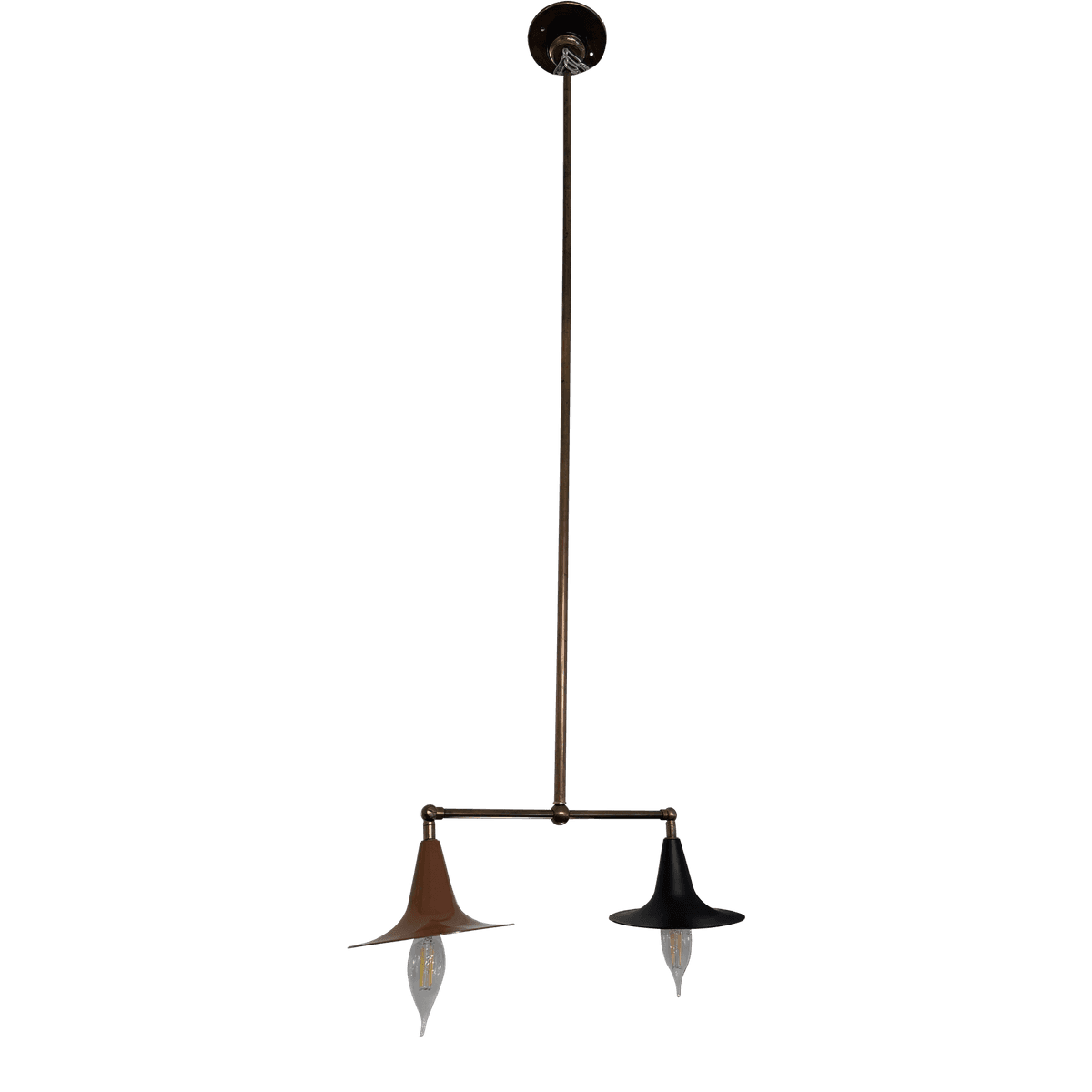 Omega Lighting Company Extra Long Double Pendant Chandelier - Thumbnail 2