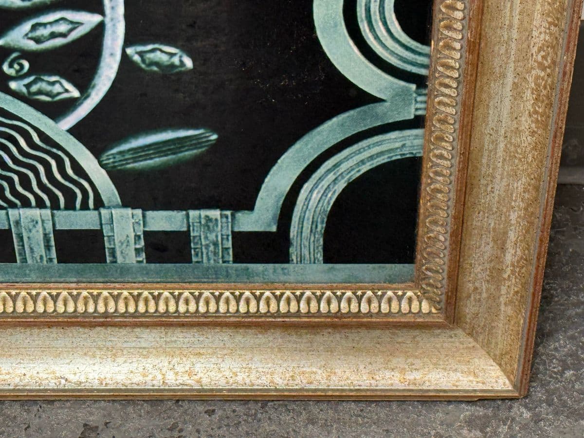 Art Deco in the Style of Paul Fehér Muse With Violin Screens, Pair - Thumbnail 8