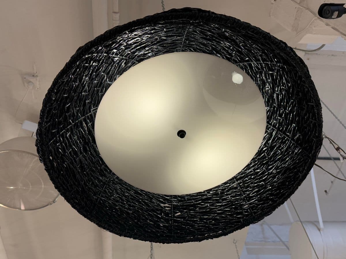 West Elm Contemporary Woven Dome Pendant Light - Thumbnail 6