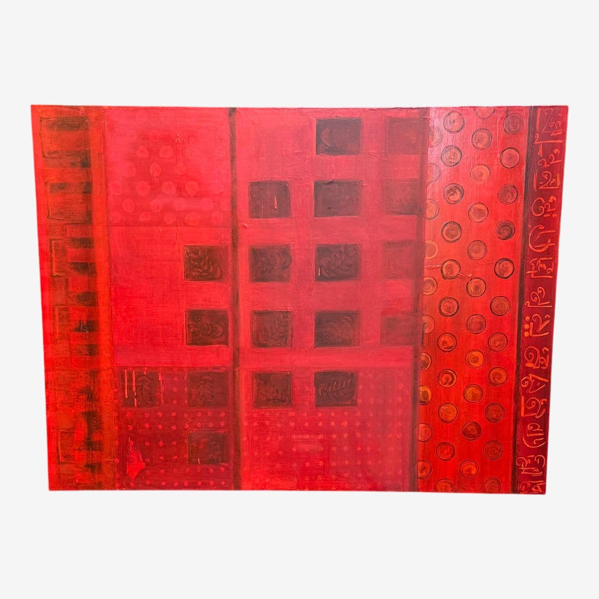 Circa 2002 Catherine Saiki "Directions I" Original Painting, Signed - Image 1