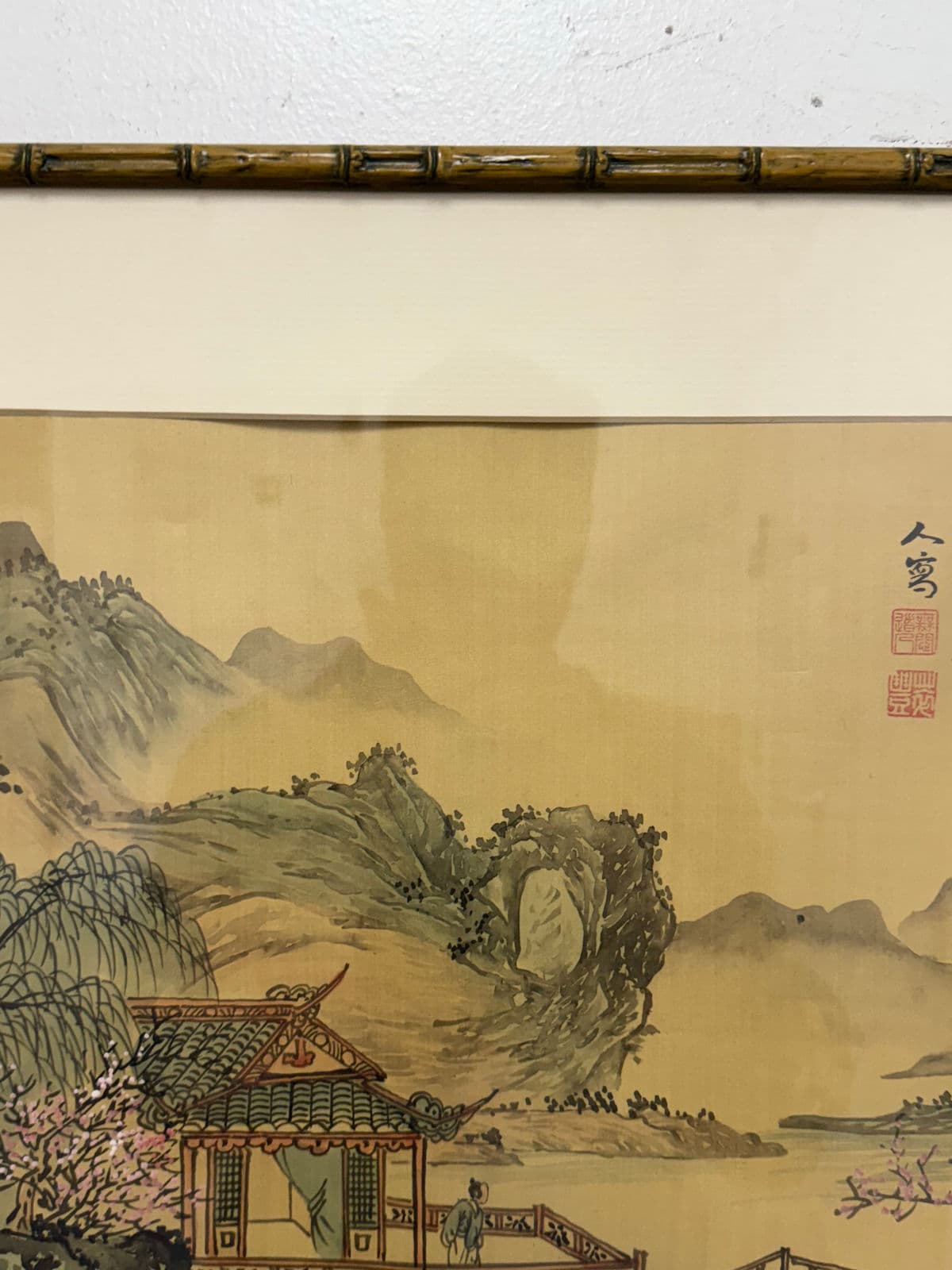 Vintage Chinese Landscape Art Work - Thumbnail 5