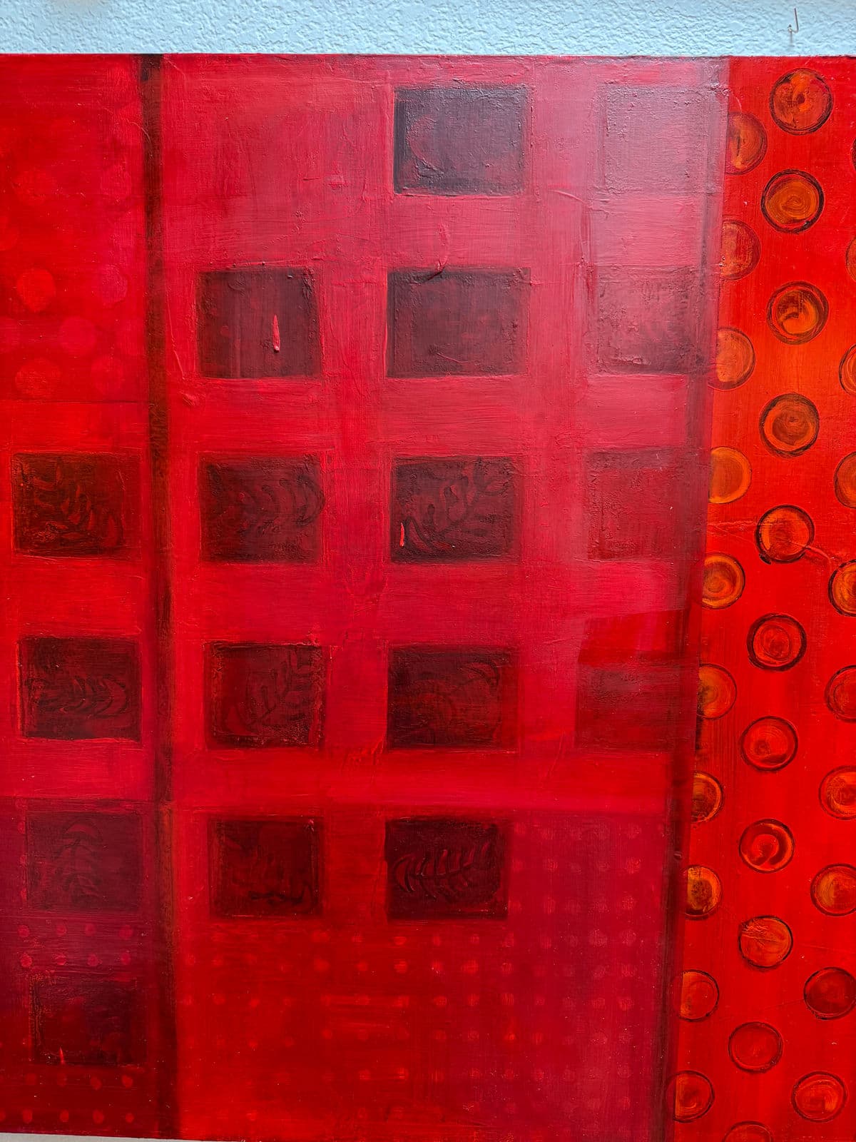 Circa 2002 Catherine Saiki "Directions I" Original Painting, Signed - Thumbnail 8