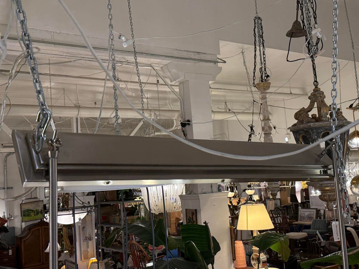 Restoration Hardware Rectangular Shadow Box Greige Pendant - Thumbnail 11